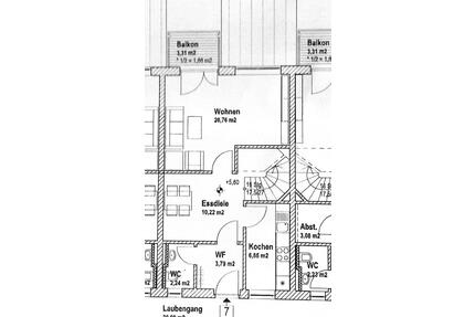 Sonnige 3- Zimmer - Wohnung in Landshut