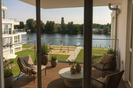 Exklusive Wasserlage in Berlin-Köpenick: Stilvolle 3-Zimmer-Wohnung mit zwei Tiefgaragenplätzen