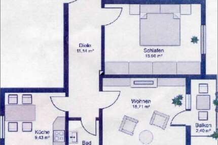 Wohnung zum Mieten in Dresden 490,00 € 56.79 m²