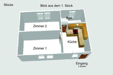 Altbau-Idyll in Rimbach (OT) – 2 Zimmer, Küche, Bad, teilmöbliert