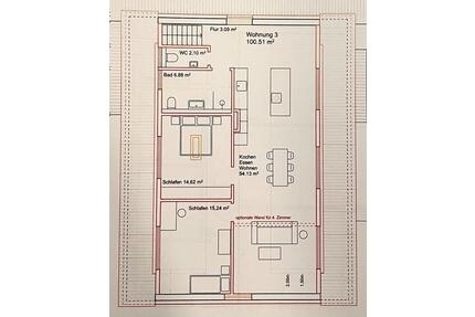 Lichtdurchflutete 3-Zimmer Dachgeschosswohnung zu vermieten - Bad Windsheim