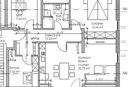 Dachgeschosswohnung mit Balkon & Stellplätzen in Zifling-Bierl - Willmering