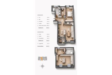 Exklusive Maisonette-Neubauwohnung | Augsburg | 98 m²