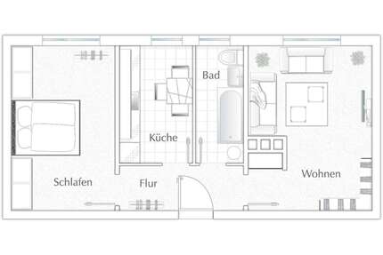 Wohnung zum Mieten in Ingolstadt 565,00 € 47 m²