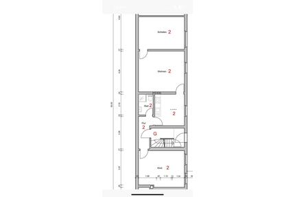 3,5-Zimmer-Wohnung im ruhigen Hinterhaus - Duisburg Hamborn