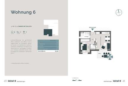Wohnung zum Kaufen in Bad Säckingen 319.000,00 € 56.38 m²