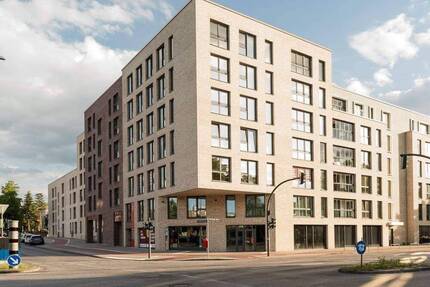 Exklusive Neubauwohnung mit 3 Zimmern und sonniger Süd-West-Terrasse in begehrter Lage von Hamburg-Wandsbek