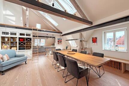 Möblierte, außergewöhnliche Dachgeschosswohnung im begehrten Glockenbachviertel - München Ludwigsvorstadt-Isarvorstadt