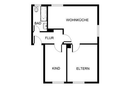 Wohnung zum Mieten in Bergkamen 399,00 € 50 m²