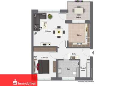 Wohnung zum Kaufen in Schlitz 225.000,00 € 63 m²