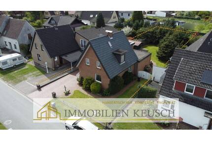Einfamilienhaus mit schönen Garten in einer Sackgasse, Garage & div. Nebengebäude, TOP angebunden - Langwedel / Etelsen