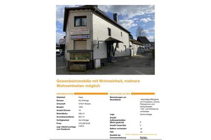 Wohn.-und Geschäftshaus Provionsfrei - Wissen
