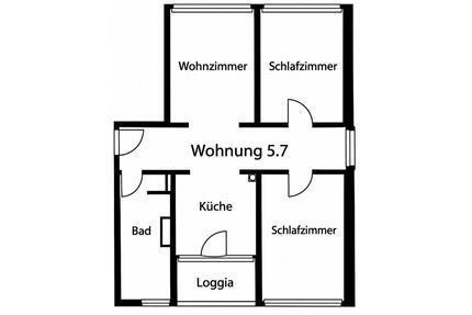 3-Zimmer-Wohnung in Frankfurt Niederrad Mit EBK - Frankfurt am Main