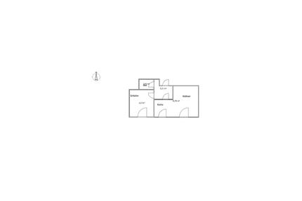 Wohnung ca. 43 m2 - 500,00&nbsp;EUR Kaltmiete, ca.&nbsp; 43,00&nbsp;m&sup2; in Schwanewede (PLZ: 28790)