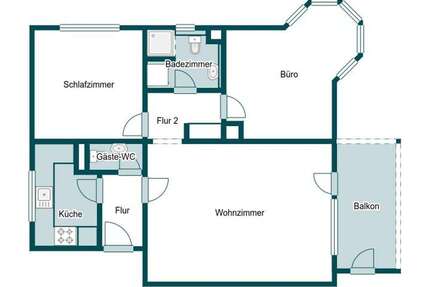 Wohnung zum Kaufen in Pforzheim 230.000,00 € 79.71 m²