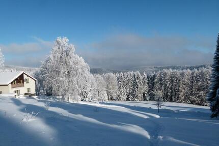 Ferienhaus im Thüringer Wald, Suhl OT Gehlberg, ca. 720 m ü. N.N.