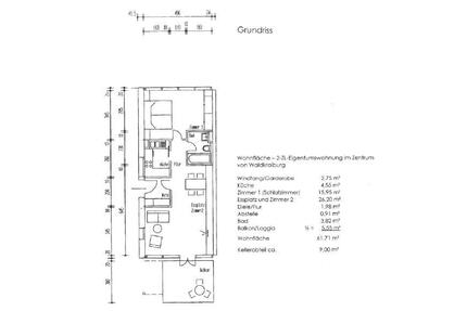 Zentrale 2-Zimmer-Wohnung - 200.000,00&nbsp;EUR Kaufpreis, ca.&nbsp; 61,71&nbsp;m&sup2; in Waldkraiburg (PLZ: 84478)