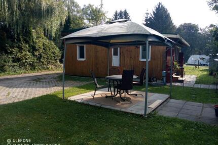 Holzhäuschen auf Campingplatz zu verkaufen - Leiningen