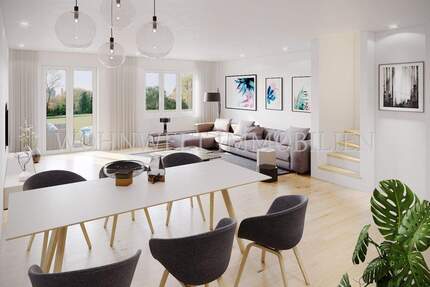 Neubau von 3 energieeffizienten Reihenhäusern in Massivbauweise, KfW40 - Hallbergmoos