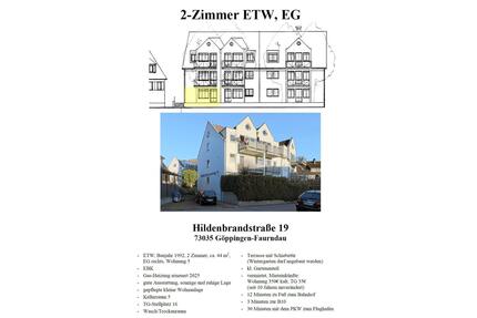 ETW incl. TG-Platz, 2 Zimmer, Faurndau - Göppingen