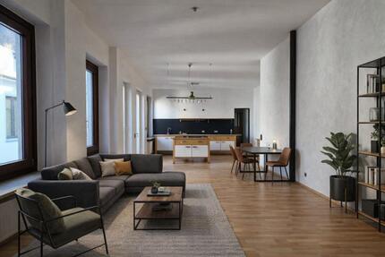 Schöne, helle 4-Zimmer-Maisonette-Wohnung mit Küche in der Innenstadt - Nürnberg