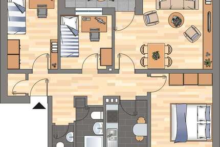 Wohnung zum Mieten in Wilhelmshaven 559,00 € 79.78 m²