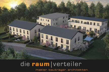 3-Zi.-EG-Neubauwohnung in Bruckmühl-140 m² Südwest-Garten, TG & Aufzug