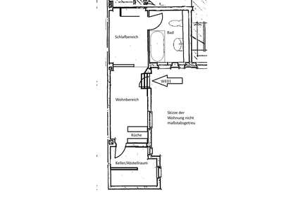 Wohnung zum Mieten in Marburg 585,00 € 45 m²
