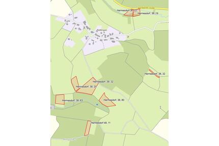 land- & forstwirtschaftliche Flächen in Hermesdorf zu verpachten - Reichshof