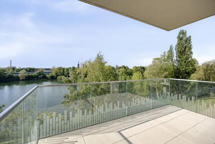 Waterfront ! Erstbezug ! exklusive Neubau Wohnung mit unverbaubarem Blick - Düsseldorf Heerdt