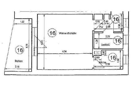 Wohnung zum Kaufen in Erfurt 86.800,00 € 35.25 m²