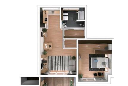 Moderne 2-Zimmer-Wohnung (81 m²) | KfW 55 | Top-Lage| Balkon & TG - Massing