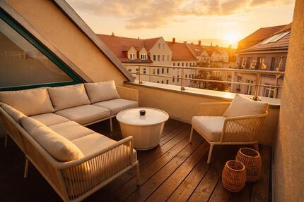 Einzigartiges Signature-Penthouse I 121 qm mit Terrasse, +Klima+ - Leipzig Ost