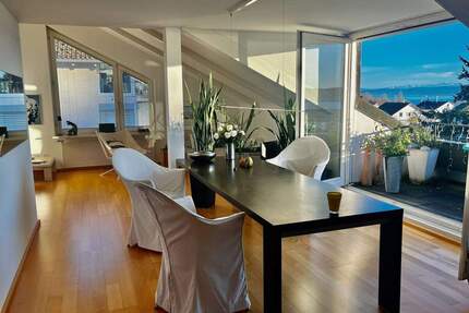 Traumsicht auf See und Alpenkette - Überlingen