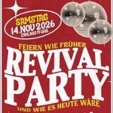 Schusterkrug Revival Party - Feiern wie früher