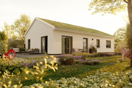 Bungalow mit Gründach. - 376.350,00&nbsp;EUR Kaufpreis, ca.&nbsp; 102,00&nbsp;m&sup2;&nbsp;Wohnfl&auml;che in Schlangen (PLZ: 33189) Oesterholz-Haustenbeck