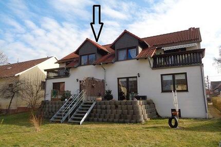 moderne 2RW mit Dachbalkon & Gartennutzung - Triptis