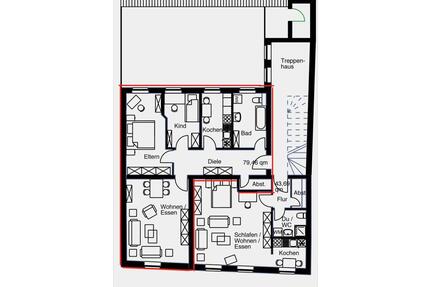 Bautzen - 3 Raumwohnung im Stadtzentrum