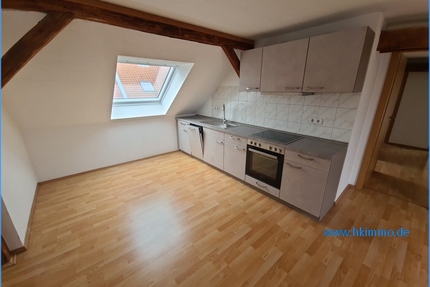 3-Raumwohnung unterm Dach in KöthenAnhalt - Einbauküche ist dabei - Gartenhaus optional
