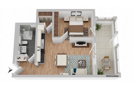 Erstbezug – moderne 2-Zimmer-Wohnung mit Stellplatz – 54 m² – Deggendorf
