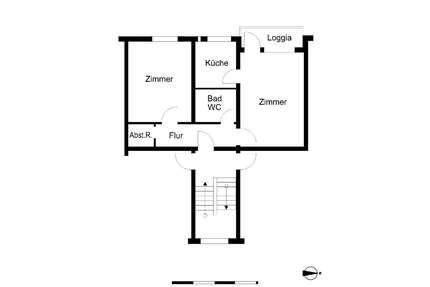 Wohnung zum Mieten in Bremerhaven 377,00 € 51.75 m²