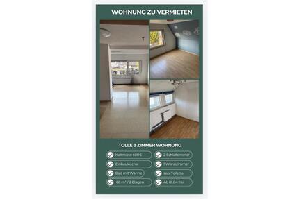 3-Zimmer Wohnung - 600,00&nbsp;EUR Kaltmiete, ca.&nbsp; 68,00&nbsp;m&sup2; in Menden (Sauerland) (PLZ: 58708) Bösperde