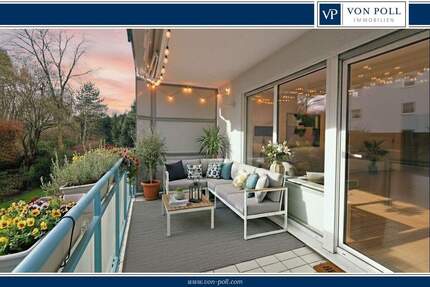 Stilvolle 4-Zi-ETW Hochparterre mit EBK, Parkett, Loggia, Garage, ca.108 m² & EEK B in Duisburg Rahm - Duisburg / Rahm