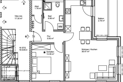 Attraktive 2-Zimmer Wohnung mit Balkon in Grömitz