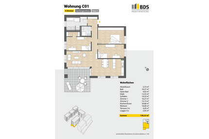 Wohnung zum Kaufen in Friedrichshafen 590.000,00 € 130.53 m²