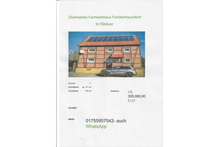 Welver -Fachwerkhaus Familienfreundlich in Welver