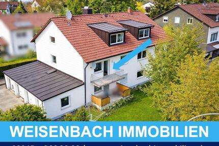 Gepflegte 3-Zimmer Wohnung in ruhiger Lage - Südbalkon - Saniertes Bad - Garage - Für Paare und Familien - Türkheim