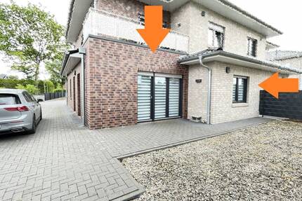 Moderne Erdgeschosswohnung mit EBK, Terrasse u. PKW-Stellplatz. Bj. 2019, Energieeff.klasse B... - Ostrhauderfehn Holterfehn