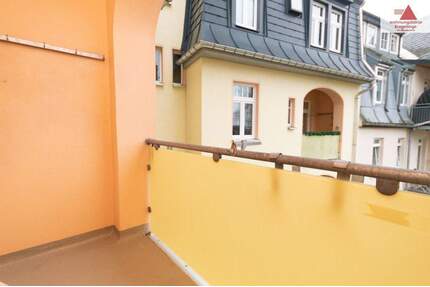Stilvolle 3-Raum-Wohnung mit Balkon und viel Nebenfläche in der oberen Stadt von Annaberg! - Annaberg-Buchholz