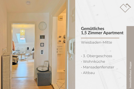 Wohnung zum Mieten in Wiesbaden 580,00 € 42 m²